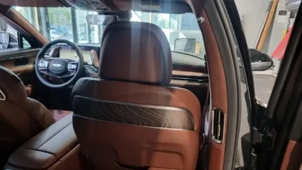제네시스 G90 뒷좌석 안드로이드 리어모니터 설치