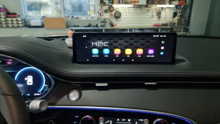 제네시스 GV70 EV M2C-200A 셋탑형 안드로이드 올인원 설치