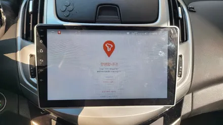 쉐보레 크루즈 안드로이드 올인원 네비게이션 매립