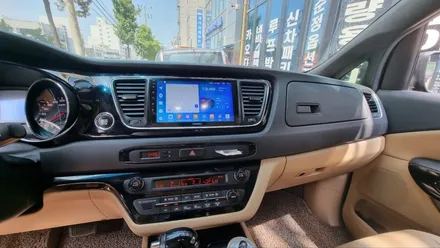 올뉴카니발 안드로이드 올인원 9인치 카나로Q 매립 설치
