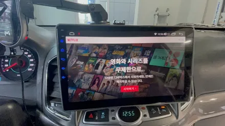 캡티바 카나로 안드로이드 올인원 네비게이션 매립