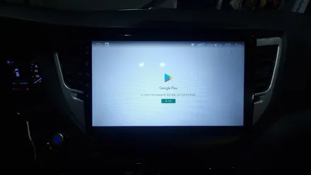 투싼 안드로이드 모니터 매립 설치