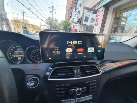벤츠 C220 안드로이드 올인원 및 12.3인치 모니터교체 M2C-200A 카블릿