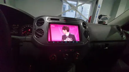 폭스바겐 티구안 카나로X 안드로이드 올인원 네비게이션 매립