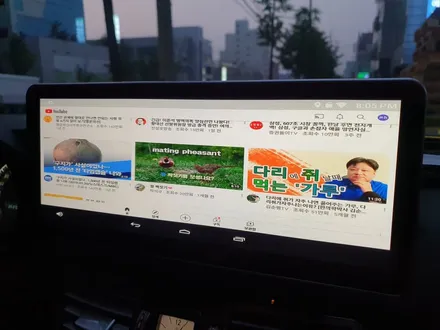 벤츠E클래스 안드로이드 네비게이션 매립
