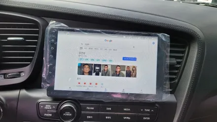 k5 정품네비 고장으로 안드로이드 올인원 네비매립