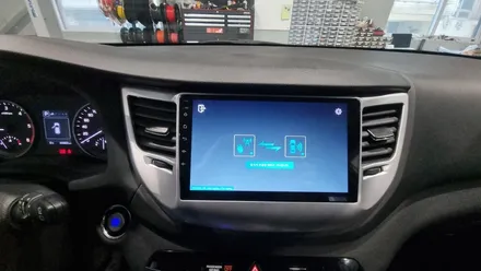 구형 제네시스 안드로이드 올인원 네비 설치