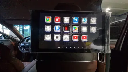 제네시스 G90 뒷좌석 안드로이드 리어모니터 설치