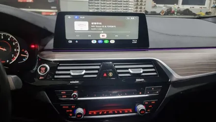 인천 BMW 530 애플카플레이 안드로이드 오토 설치하기