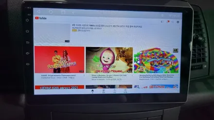 캐딜락 구형 CTS 안드로이드 올인원 네비게이션 매립