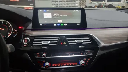 인천 BMW 530 애플카플레이 안드로이드 오토 설치하기