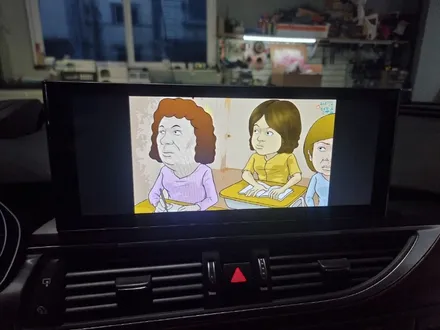 아우디 X6 안드로이드 네비게이션 설치