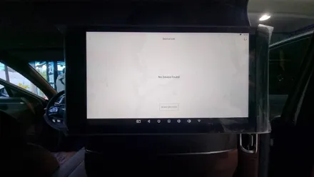 제네시스 G90 뒷좌석 안드로이드 리어모니터 설치