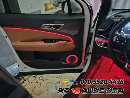 스포티지 nq5 광주 엠비언트 rgb 순정연동 후진off 조그다이얼 에이비클시공!