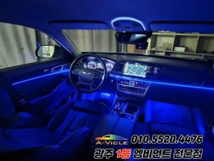 제네시스dh 광주 엠비언트 순정연동 후진off 에이비클 시공! / 광주,나주,순천