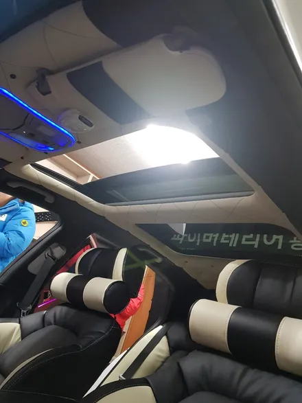 광주리무진시트 : k5 천장엠보싱 실내튜닝!! / 광주 북구