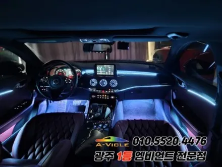 스팅어 광주 엠비언트 순정연동 에 실내튜닝까지 에이비클!! / 기아 / 스팅어 / 광주 북구