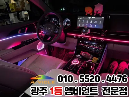 카니발 ka4 광주 엠비언트 실내튜닝 천장은하수 / 광주 북구
