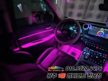 더뉴팰리세이드 광주 엠비언트 후진off rgb 순정연동 에이비클!! / 광주,나주,순천