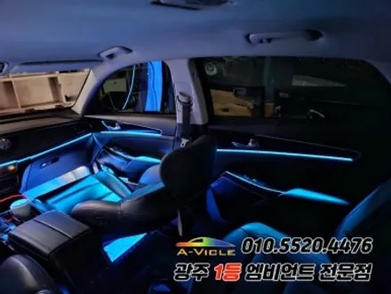 올뉴 k7 광주 엠비언트 실내튜닝 어플연동 에이비클!! / 광주,나주,순천