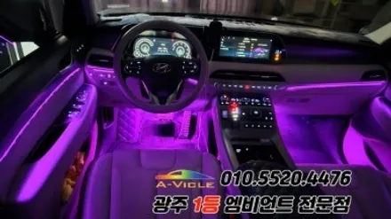 팰리세이드 광주 엠비언트 rgb 제품 후진off 에이비클 시공!! / 광주 북구