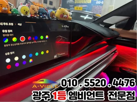 광주 그랜저 gn7 엠비언트 천장은하수 추가 옵션까지! / 광주 북구