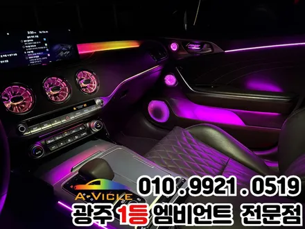 광주 엠비언트 전문점 \'스팅어 마이스터\' 풀옵션 튜닝 시공 완벽해 / 광주 북구