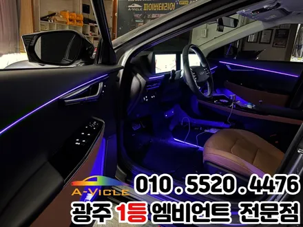 ev6 광주 엠비언트 순정연동 도어 포켓 시공 / 광주 북구