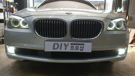 BMW 740LI 7시리즈 F01 LED안개등 LED 엔젤아이 링마커 아이라인 시공 (대구LED튜닝,대구LED수리) / 대구 남산동