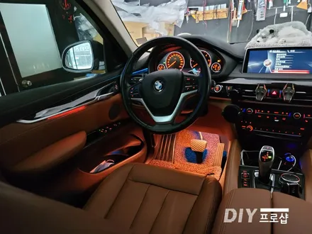 BMW X6 비노출 엠비언트 라이트 무드등 풋등 시공 대구 다이프로샵 경북 경남 부산 울산 대전 / 대구 남산동