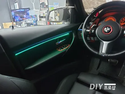 BMW 320D 엠비언트 라이트 무드등 시공 대구 다이프로샵 울산 대전 경북 경남 부산 / 대구 남산동