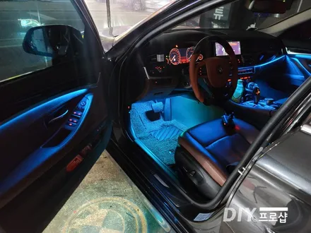 BMW F10 520D 엠비언트 라이트 무드등 풋등 시공 대구 다이프로샵 경북 경남 부산 울산 대전 / 대구 남산동