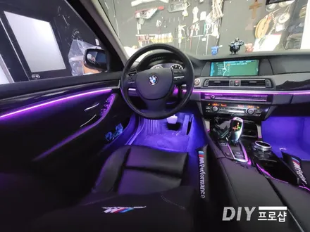 BMW F10 520D 엠비언트 라이트 무드등 풋등 시공 대구 다이프로샵 울산 대전 경북 경남 부산 / 대구 남산동