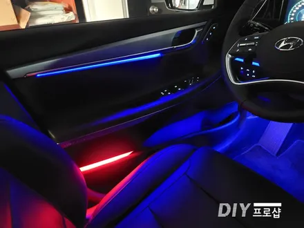 더뉴그랜저 순정연동 엠비언트 라이트 무드등 풋등 시공 대구 다이프로샵 경북 경남 부산 울산 대전 / 대구 남산동
