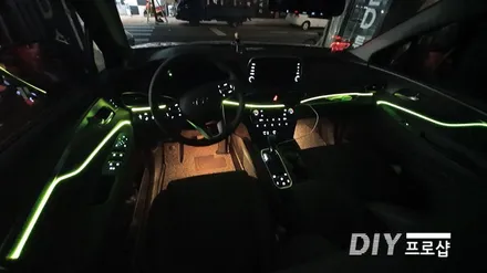 TM 싼타페 스마트 엠비언트 라이트 무드등 RGB 풋등 시공 대구 다이프로샵 (대구 부산 광주 거제 남양주 용인 포천) / 대구 남산동
