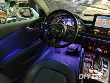 아우디A7 DMX엠비언트 라이트 무드등 풋등 시공 대구 다이프로샵 경남 부산 울산 대전 경북 / 대구 남산동