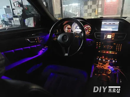벤츠 W212 E클래스 순정 연동 엠비언트 라이트 무드등 광량 업그레이드 대구 다이프로샵 경북 경남 부산 울산 대전 / 대구 남산동
