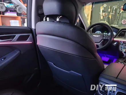 제네시스 DH G80 DMX엠비언트 라이트 무드등 풋등 교체시공 대구 다이프로샵 대전 경북 경남 부산 울산 / 대구 남산동