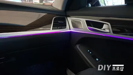 제네시스 DH G80 RGB 풀컬러 실내 앰비언트 LED무드등 (대구LED튜닝 대구LED수리) / 대구 남산동