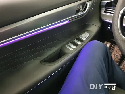 더뉴 그랜저 순정연동 가변 실내무드조명 RGB 시공 엠비언트 무드등 라이트 대구 DIY 프로샵 / 대구 남산동