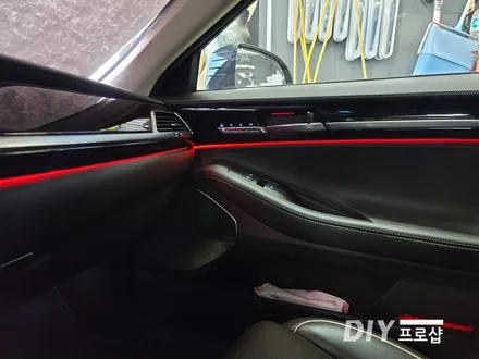 제네시스 G90 순정 엠비언트 라이트 무드등 광량 업그레이드 대구 다이프로샵 경남 부산 울산 대전 경북 / 대구 남산동