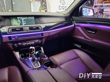 BMW F10 520D 비노출 엠비언트 라이트 무드등 시공 부산 울산 대전 경북 경남 / 대구 남산동