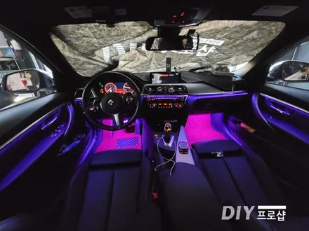 BMW F30 320D DMX엠비언트 라이트 무드등 풋등 시공 대구 다이프로샵 겅북 경남 부산 울산 대전 / 대구 남산동