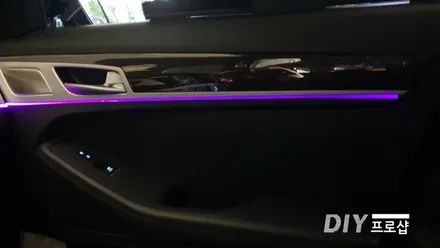 제네시스 DH G80 RGB 풀컬러 실내 앰비언트 LED무드등 (대구LED튜닝 대구LED수리) / 대구 남산동