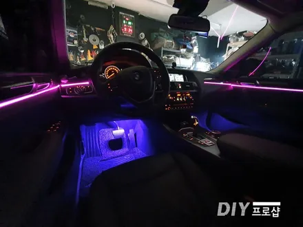 BMW F26 X4 엠비언트 라이트 무드등 RGB 가변 풋등 실내등 LED DIY 프로샵 대구 경북 부산 경남 / 대구 남산동