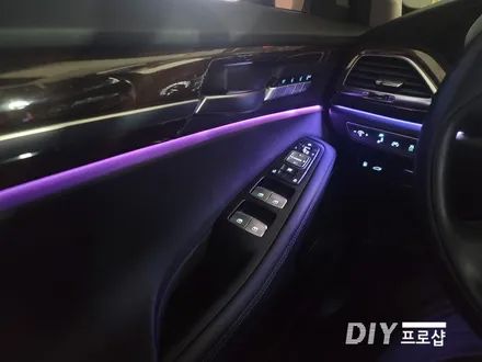 제네시스 G90 EQ900 비노출 엠비언트 라이트 무드등 시공 대구 다이프로샵 경남 부산 울산 대전 경북 / 대구 남산동