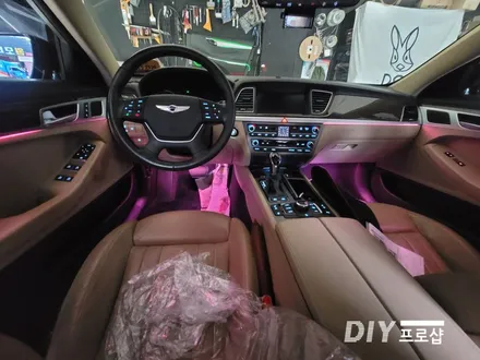 제네시스 DH G80 DMX엠비언트 라이트 무드등 풋등 시공 대구 다이프로샵 대전 경북 경남 부산 울산 / 대구 남산동