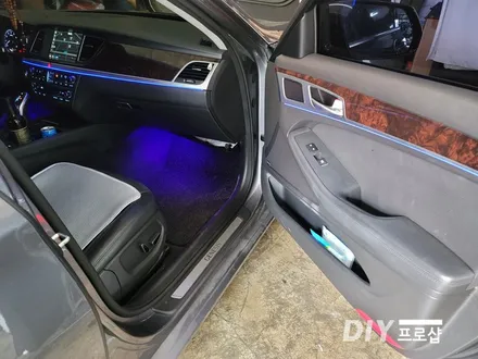 제네시스 DH G80 DMX엠비언트 라이트 무드등 풋등 교체시공 대구 다이프로샵 대전 경북 경남 부산 울산 / 대구 남산동