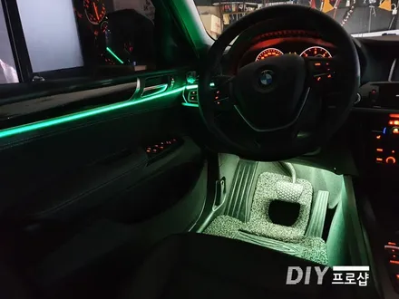 BMW F26 X4 엠비언트 라이트 무드등 RGB 가변 풋등 실내등 LED DIY 프로샵 대구 경북 부산 경남 / 대구 남산동