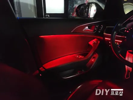 아우디 A6 엠비언트 라이트 무드등 시공 대구 다이프로샵 경남 부산 울산 대전 경북 / 대구 남산동